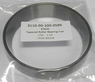 3110-00-100-0589 Tapered Roller Bearing Cup 47620 | eBay