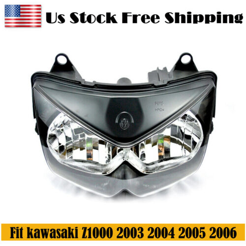 Fit kawasaki Z1000 2003 2004 2005 2006 headlight headlamp housing assembly