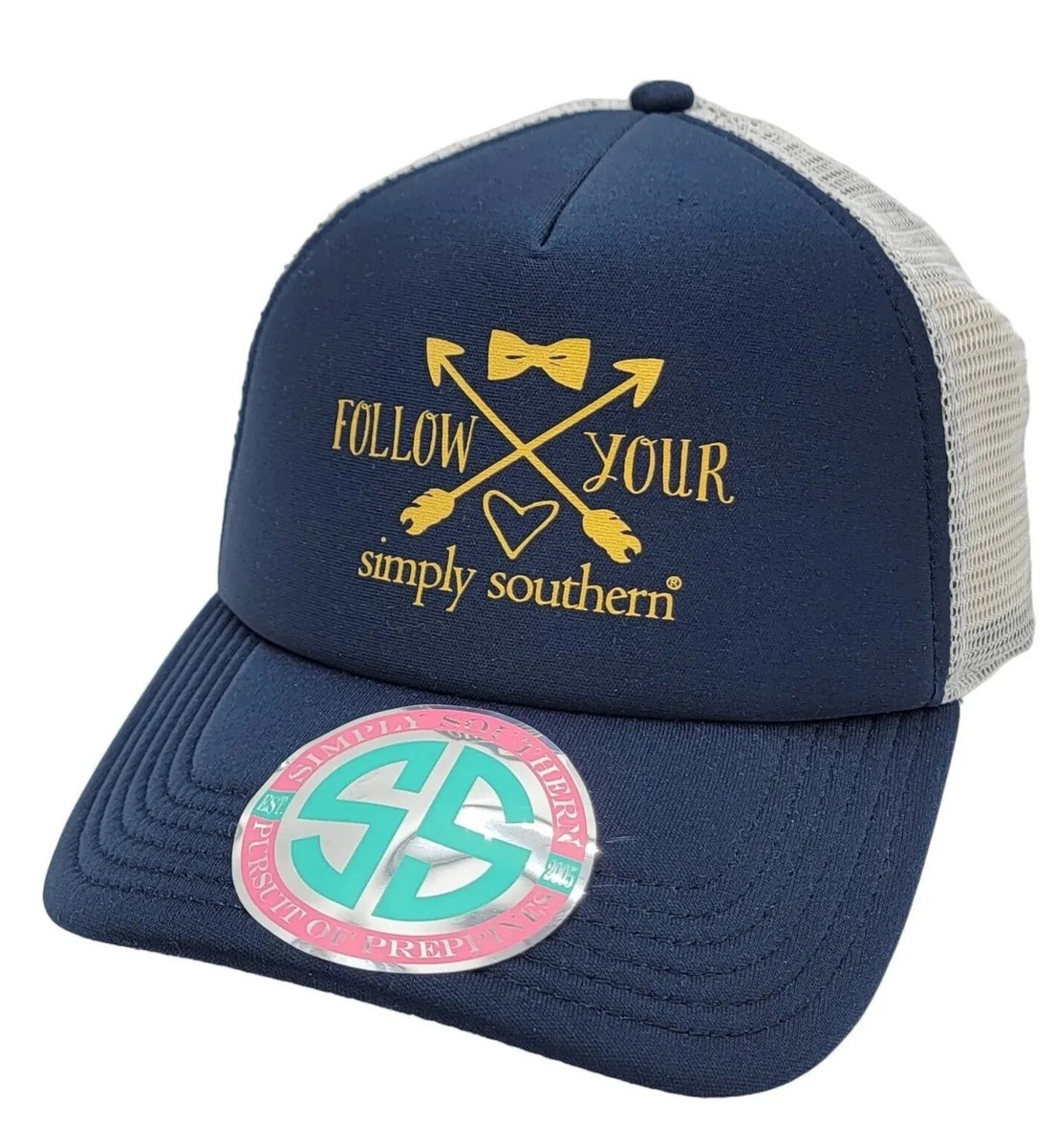Simply Southern Women's Follow Your Heart Foam Trucker Mesh