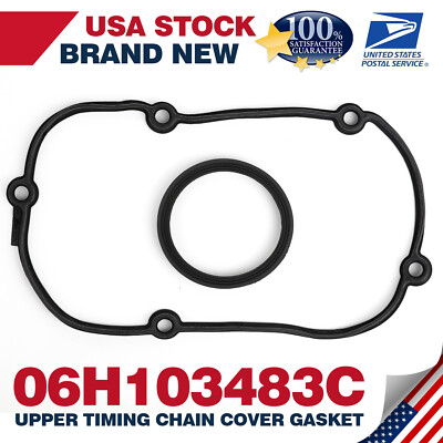 Genuine Upper Timing Chain Cover Gasket Seal For Audi VW 06H103483C 06H103483D