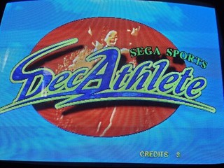 Decathlete Sega Titan ST-V cartridge ORIGINAL ARCADE JAMMA #A