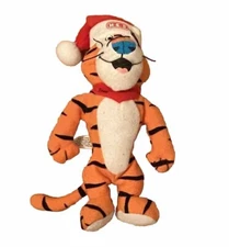 Kellogg’s 2002 Tony The Tiger Frosted Flakes H.E.B. Christmas Promo 6” Plush toy