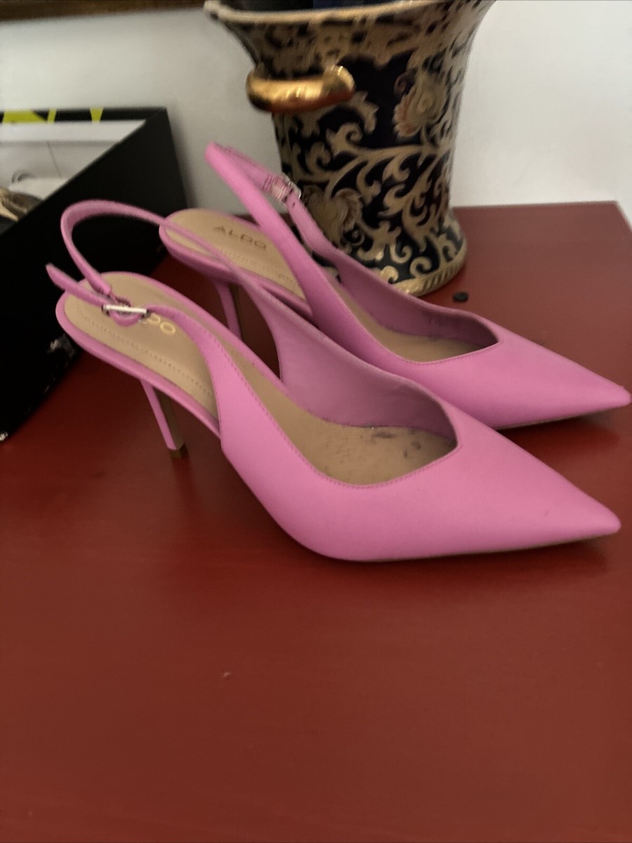 Balmain Slingback Vintage Heels Uk Vintage Ladies, Red