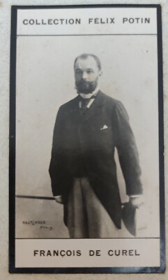 Fr DE CUREL Briefmann Frankreich 1. Kragen Felix POTIN Foto REUTLINGER 1900