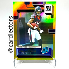 2022 Panini Donruss JOHN METCHIE III #317 Rated Rookie Press Proof Premium Gold