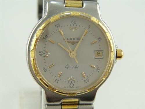 Authentic Longines Conquest Gold/SS 
