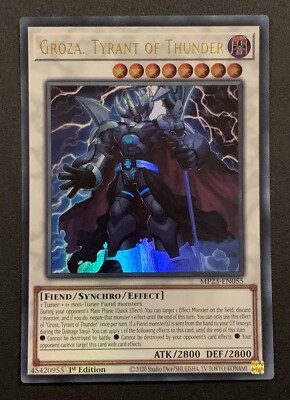 Groza, Tyrann des Donners - MP23-DE055 - Ultra Rare - 1. Auflage - YuGiOh TCG