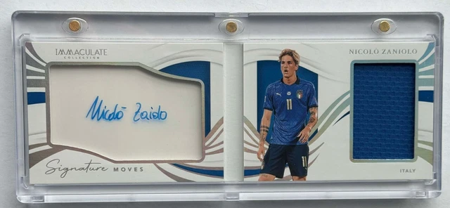 2021 Panini Immaculate Signature Moves Jersey Autograph Booklet - Nicolo Zaniolo