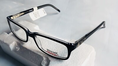 iStamp Men's  Eyeglass Frames Optical XP 618z Black 54-17-140 Prescription $76R