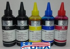 522 Ink Bottles 5 x 100ml Pack Fit Epson ET-2720 ET-2800 ET-2803 ET-4700 ET-4800