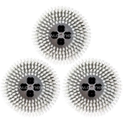 19'' Cimex White Nylon Stiff Brushes Set of 3 Fits 48 Series Machines 4805 New