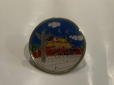 Totem Building asian Lapel Hat Pin CC