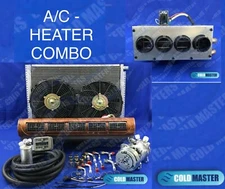 Coldmaster Universal Underdash Air Conditioning 228 Walnut/Heater Combo