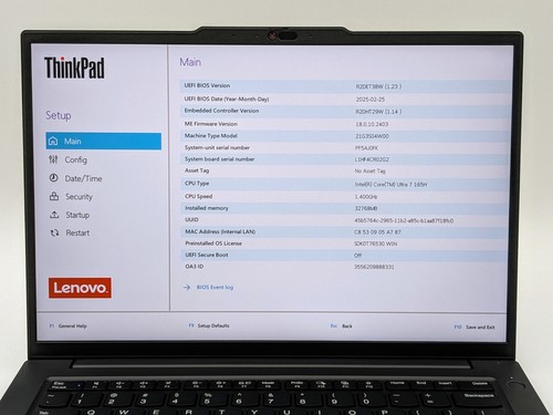 LENOVO ThinkPad P14s Gen 5 14 FHD+ ULTRA 7 165H 512GB SSD 32GB W11P RTX 500 WNTY - Bild 15 von 16