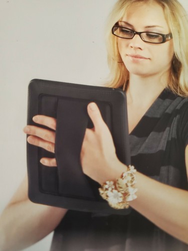 Griffin Airstrap for iPad. Black Case, Orig 1st Gen iPad. Fabric Hand Strap. NEW - Picture 4 of 6
