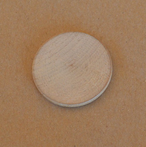 VTG Wooden Nickel Sharp Is Ford Ralph Calvert Blue Ink - Picture 4 of 4
