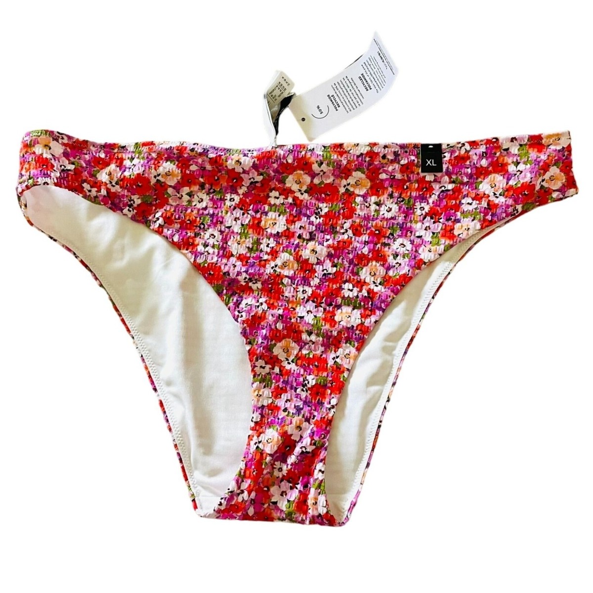 Etam Womens Floral Peonny Bikini Bottoms XL Low-rise from Recycled Polyamide | eBay Etam Womens Floral Peonny Bikini Bottoms XL Low-rise from Recycled Polyamide | eBay