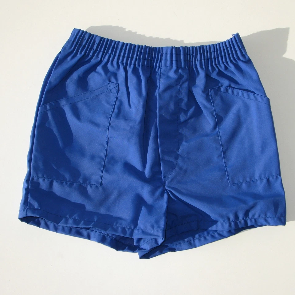 Authentique vintage Short enfant - Bleu - Taille 10 ans - Nylon - COTTABELLE - Photo 1/4