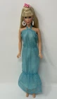 Vintage Barbie Clothes Superstar Dress My First Doll Fashion #3672 Ribbed Aqua