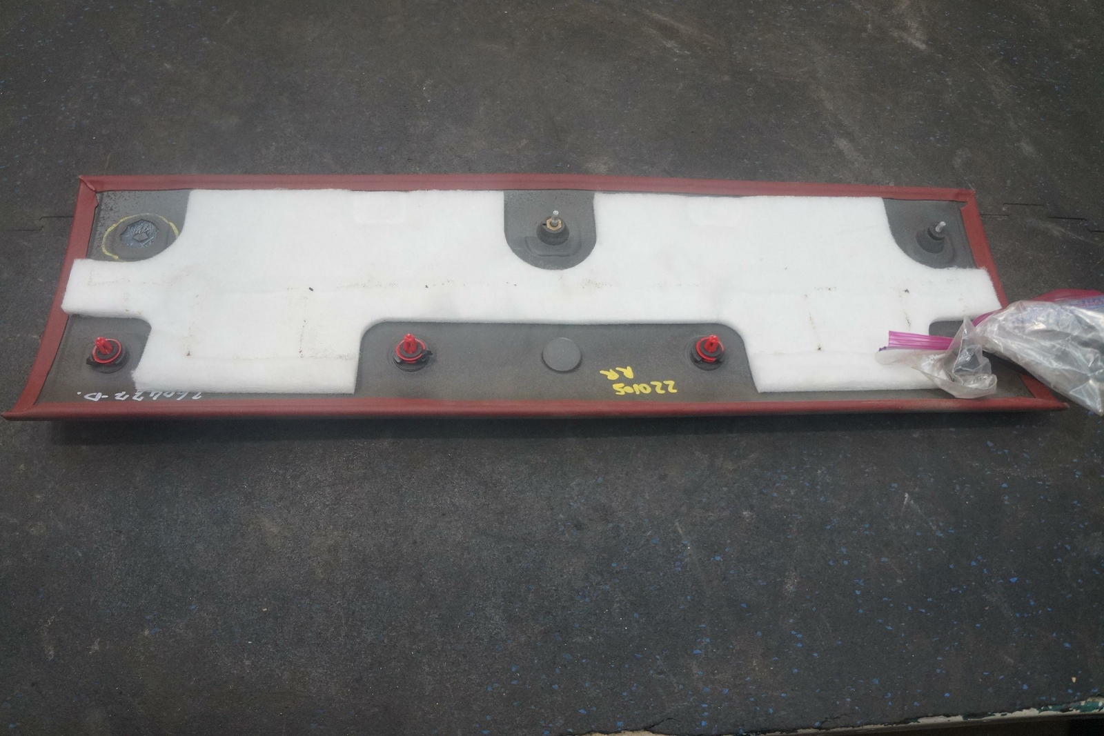 Rear Screen Header Trim Panel Red Leather 85753600 Ferrari 488 GTB 2016 *Note*