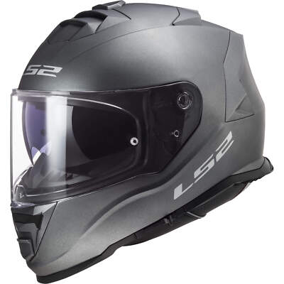 Full Face Helmet LS2 FF800 STORM II Solid Titanium Matte