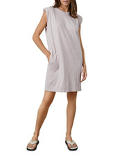 VELVET By Graham & Spencer Jenna Sleeveless Mini Dress Rosette S $148 D3