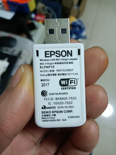 OEM ELPAP10 Wi-Fi Adapter WN7522BEP FOR EPSON Projector 685wi 695wi - Zdjęcie 2 z 4