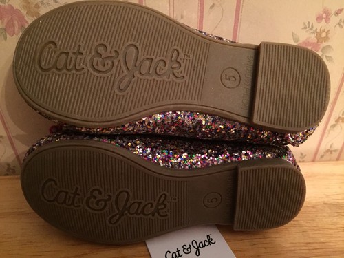 Cat & Jack. Baby Girl Pink/LiLy Ballet Flats. Shoes Size 5. NWT - Picture 4 of 5