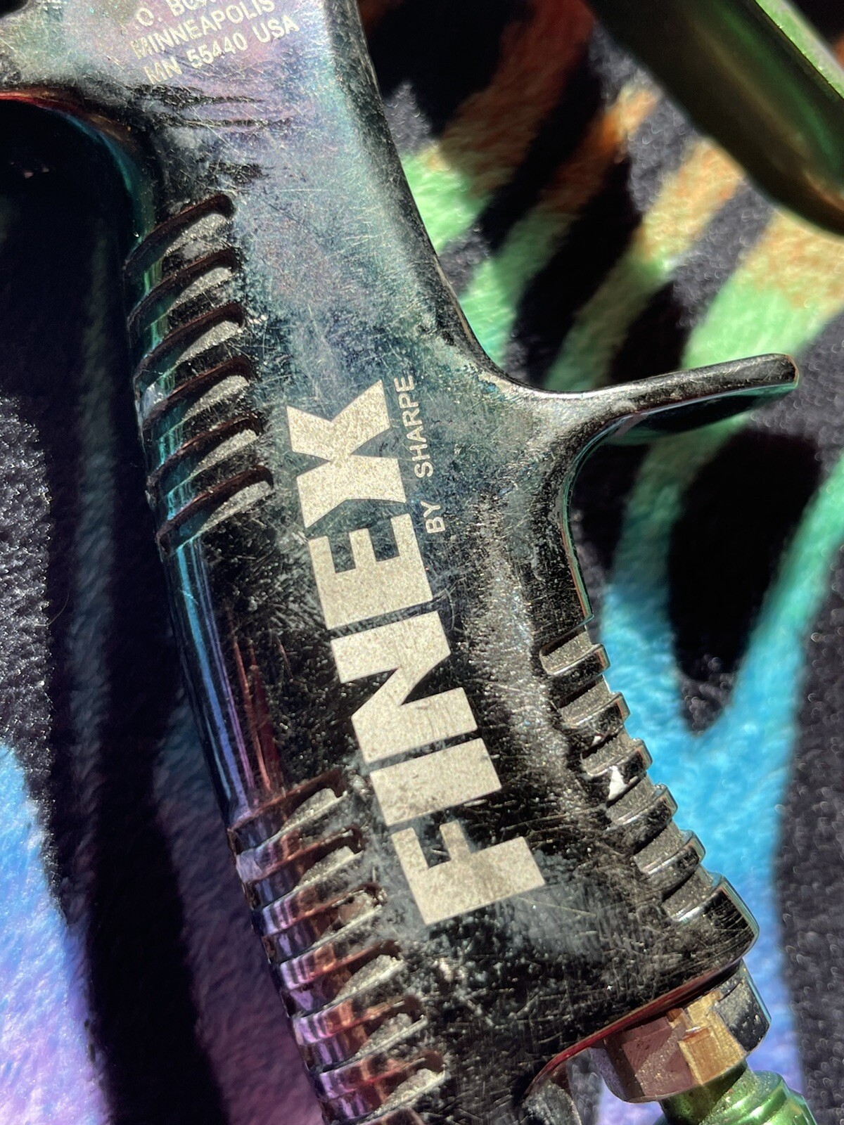 Graco Sharpe Finex FX300 HVLP Paint Spray Gun A/pressure Gauge eBay