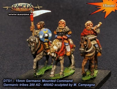 Baueda Thracian or Kappadokian light horse 4 mtd. - 15mm