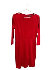 The Limited Classic Red, Christmas Knee Length, Sheath Dress Size 6, NWT