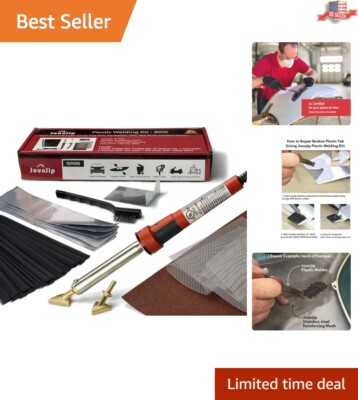 Professional Grade 80W Plastic Welder - Fast Heating & Complete Repair Kit