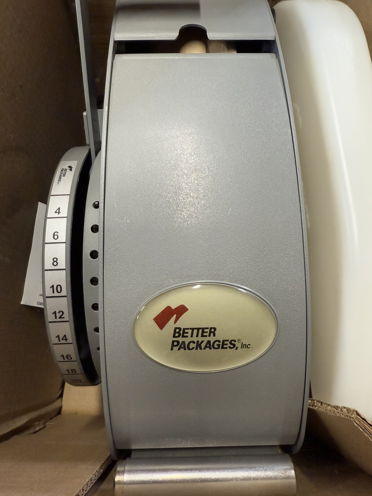 Better Packages Inc Gummed Tape Dispenser .  Make Packaging Easy. Cool Stuff