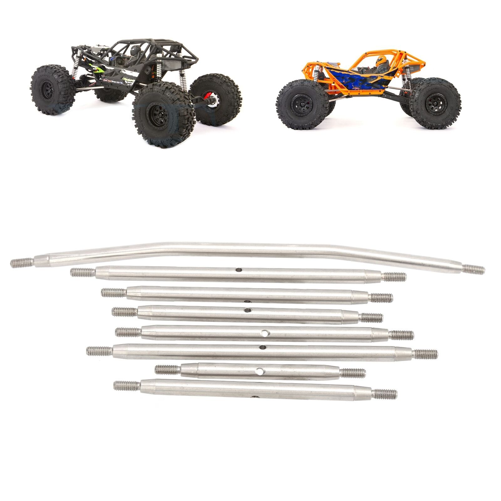 Kit 6 Tiranti In Metallo Per Sospensioni Per Auto RC Axial RBX10 Ryft 1/10