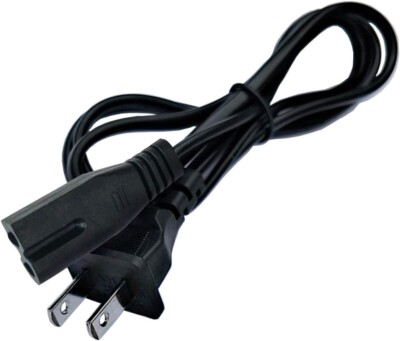 AC IN Power Cord For Riptunes RACR-510BT Boombox Radio Cassette Player Recorder