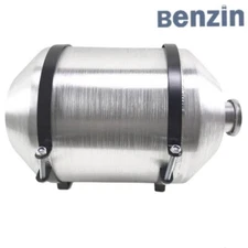 Universal Vertical Fuel Tank 5 Gallon 10x16 Aluminum Spun 1/4 NPT Gas Tank -Boat