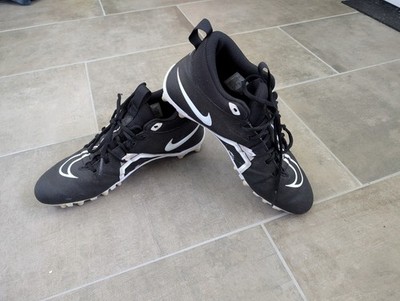 Nike Alpha Menace Varsity 3 Footballschuhe - Schwarz-weiß Gr. 45 EU