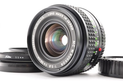 [Near Mint] MINOLTA MC W.ROKKOR 28mm F2.8 MF Wide Angle Lens from JAPAN _1735