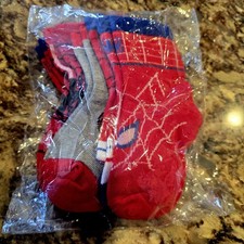 Spiderman Socks 5pk Size 1-3yr Old