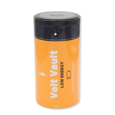 Winkee - Volt Vault Batteriebox I Mülleimer Büro in Batterie Design