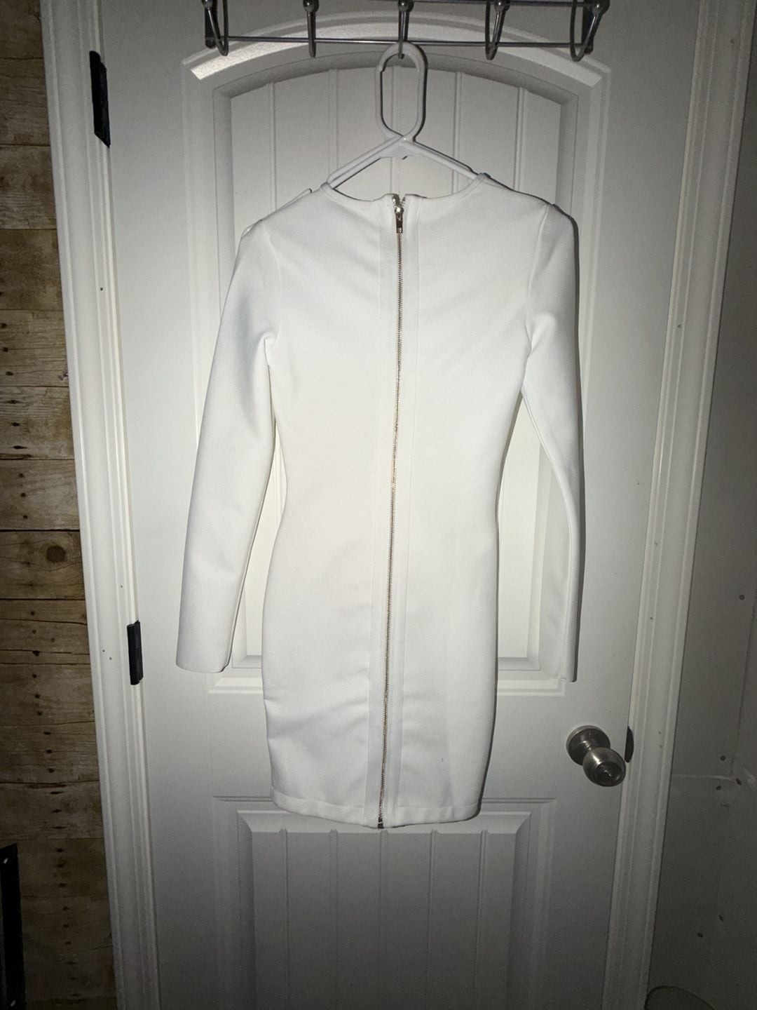 Shop17 Women's Crepe Cut Out Sheath Dress, Ivory, 6 : : Clothing, Shoes & Access, photo 6