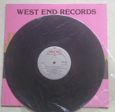 Bombers (Everybody) Get Dancin  / Don t Stop the Music West End Records Giant S