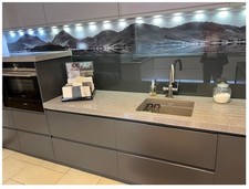 Ex Display Solid Surface Worktops in a Light Grey Quartz - Collection Only Deal