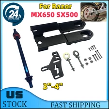 Rear For Razor MX650 SX500 Mini Bikes Bolt on Swing Arm Extension Kit 3"-4" AL
