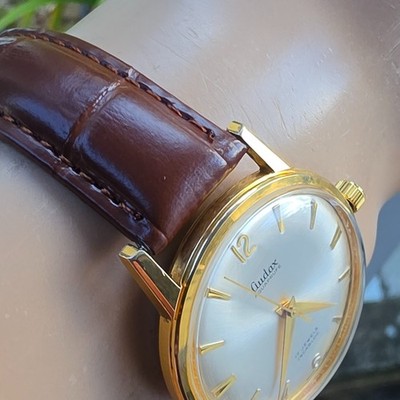 Vintage AUDAX by FORTIS men's manual wind watch ETA 1080 17Jewels