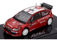 Citroen C4 WRC #1 Sebastien Loeb 3Rd Rally Wales GB 2007 1/43 Edicola