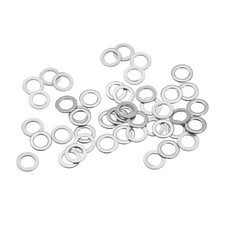 M3 50Stk Flache Dichtungsringe 3x5x0.5mm Ultra Dünn Flache Abstandshalter