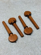 Set Of 4 Carved Violin Pegs