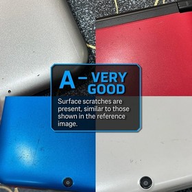 Nintendo 3DS LL XL Console Region Free English Menu 64GB SD Charger Very Good