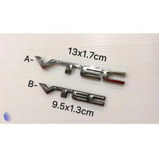 Honda Vtec Rear Emblem Logo Badge 2 Sizes Chrome Abs Sticker 100 Brand New